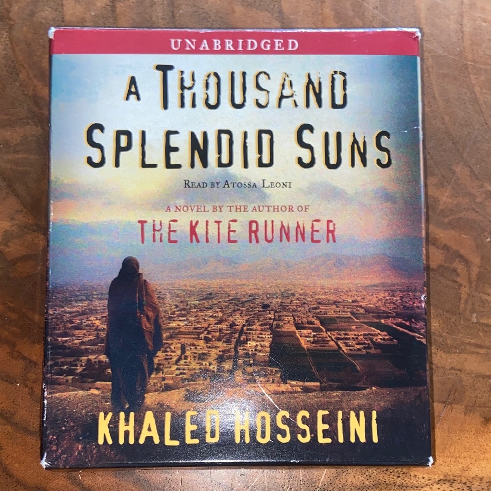 A Thousand Splendid Suns Khalid Hosseini Author of The Kite Runner Audiobook CDs